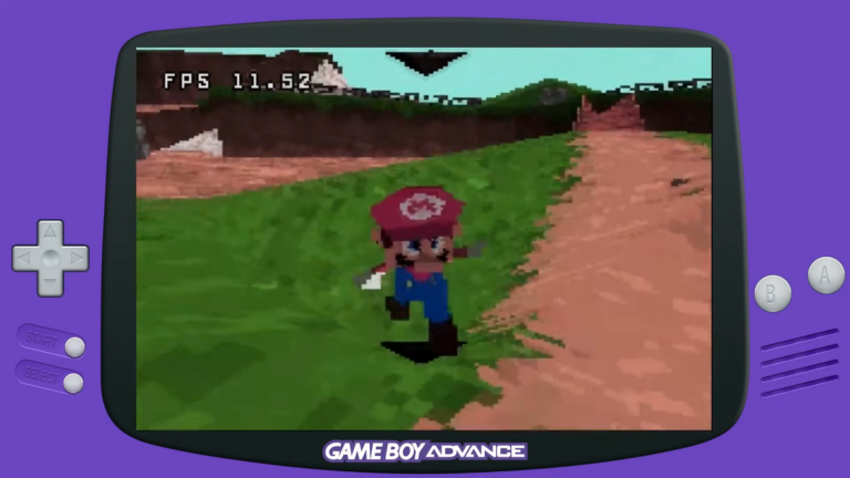 [FANMADE] This guys litteraly remaking Super Mario 64 from scratch for GBA